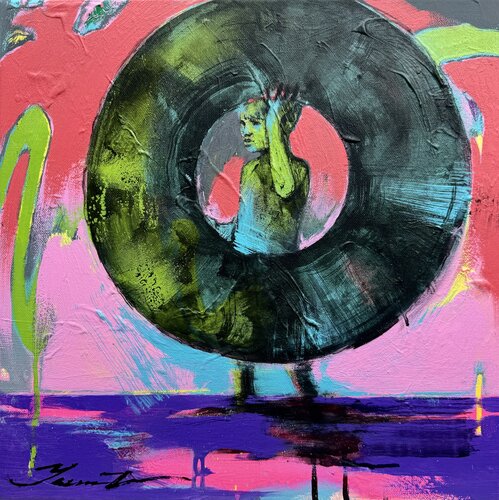 Summer pool par Yaroslav Yasenev, Peinture en vente sur Singulart