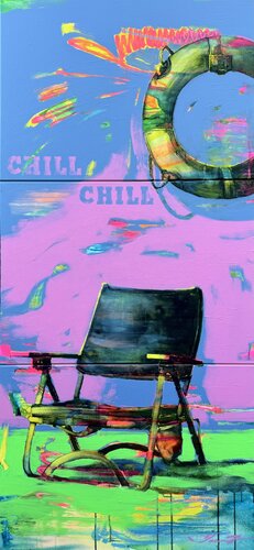 Time to chill di Yaroslav Yasenev, Pittura in vendita su Singulart