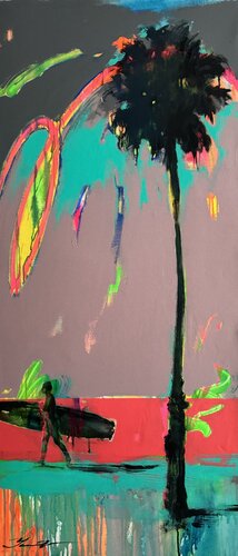 Australian surfing par Yaroslav Yasenev, Peinture en vente sur Singulart