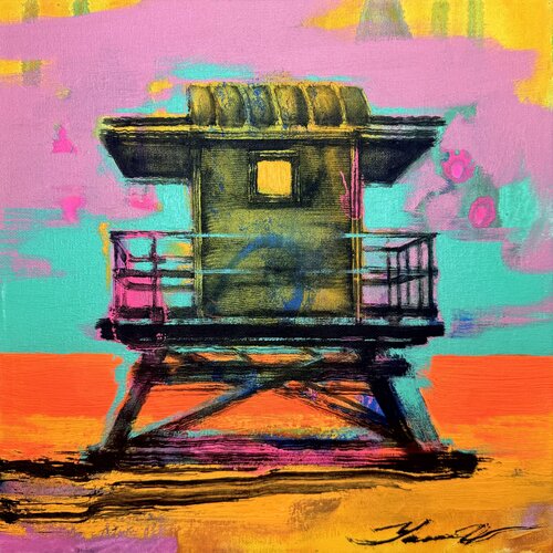 Yellow window di Yaroslav Yasenev, Pittura in vendita su Singulart