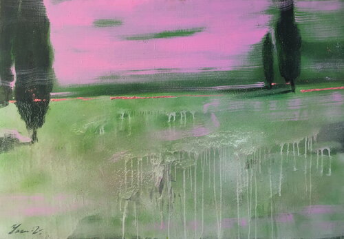 Green day von Yaroslav Yasenev, Malerei kaufen auf Singulart