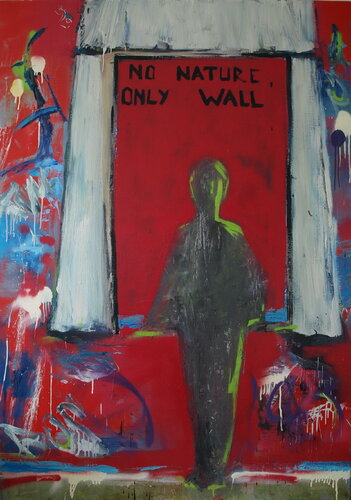 No nature only wall di Yaroslav Yasenev, Pittura in vendita su Singulart