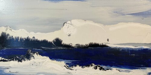 White mountain von Yaroslav Yasenev, Malerei kaufen auf Singulart