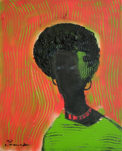 African woman di Yaroslav Yasenev, Pittura in vendita su Singulart