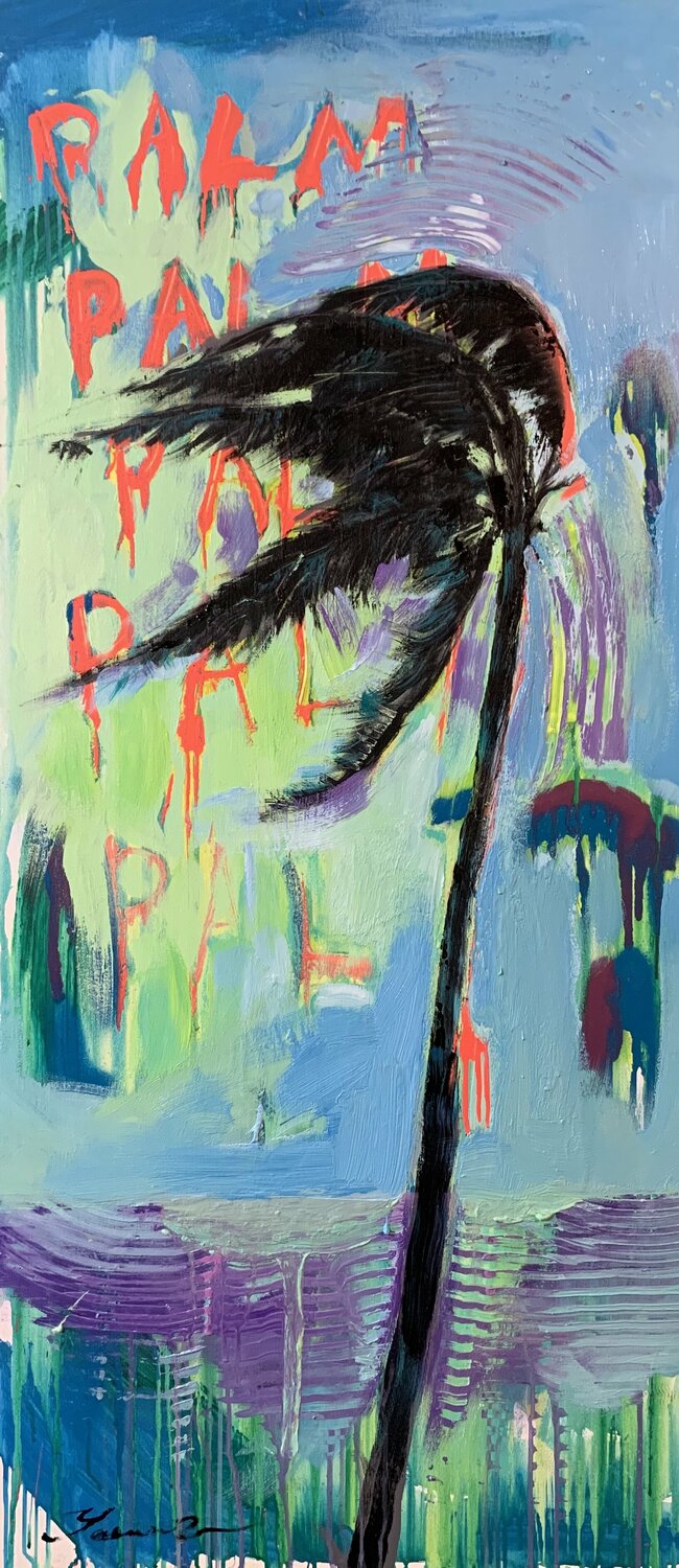 Bright painting - "Wind" - Pop Art - 2021 Yaroslav Yasenev
