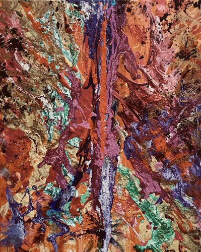 Farbenpracht von Thomas Peter Kausel, Malerei kaufen auf Singulart