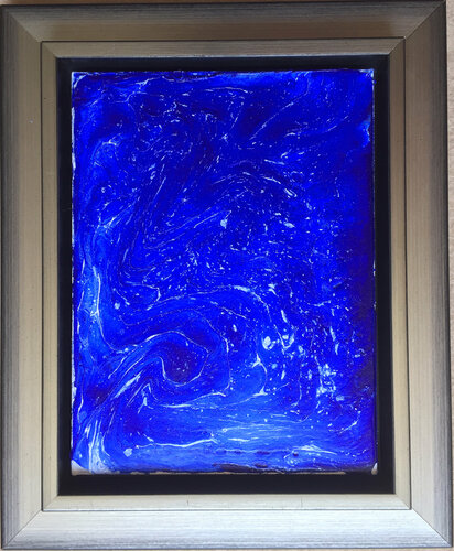 Blau wie das Meer, wie die Wolken, wie der Ozean di Thomas Peter Kausel, Pittura in vendita su Singulart