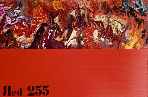 Malerei rot by Thomas Peter Kausel, 회화 for Sale on Singulart