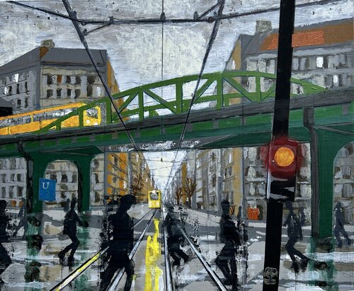 Berlin. Lebensfreude und Energie für den ganzen Tag. de Thomas Peter Kausel, Pintura a la venta en Singulart