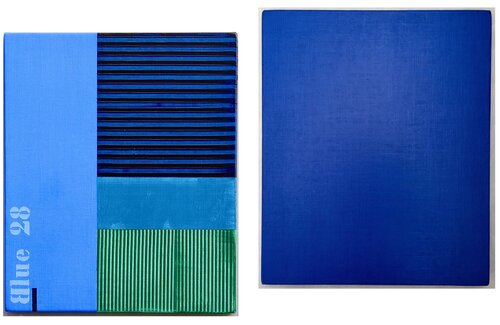 Abstrakte Malerei.  Color field painting. Thomas Peter Kausel