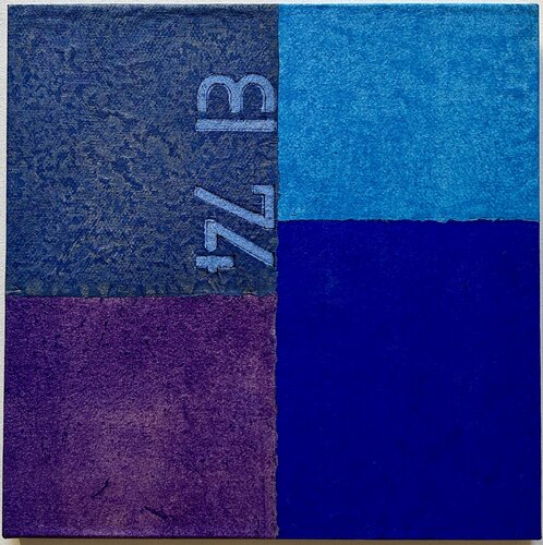 Color fiel Art. Blauer Farbtanz. par Thomas Peter Kausel, Peinture en vente sur Singulart