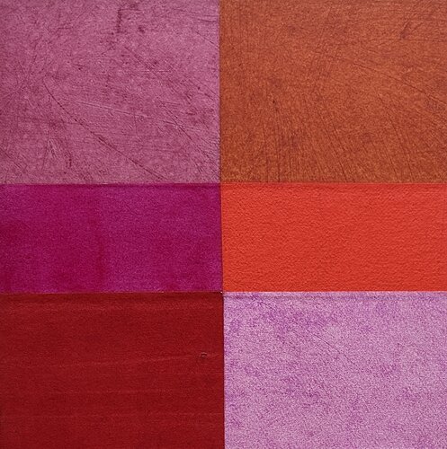 Color field Art. Rote Poesie. par Thomas Peter Kausel, Peinture en vente sur Singulart