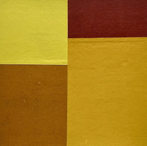 Color field art. Spiel aus Farben und Formen. Thomas Peter Kausel