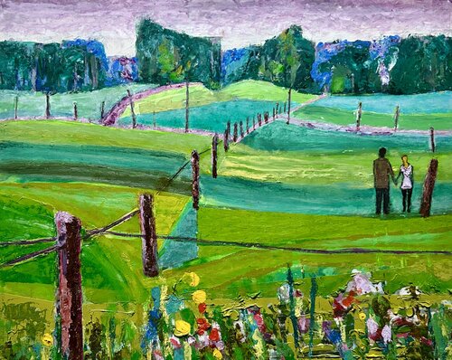 Die Zukunft der Natur. Das Versprechen. di Thomas Peter Kausel, Pittura in vendita su Singulart