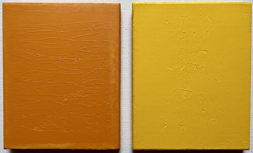 abstrakte. Malerei in gelb25 Thomas Peter Kausel