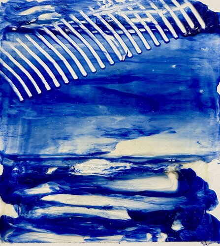 ultramarinblau von Thomas Peter Kausel, Malerei kaufen auf Singulart