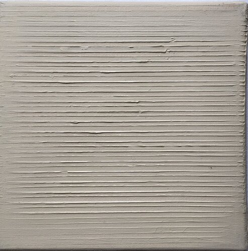 Lichtblick. painting in white by Thomas Peter Kausel, Painting for Sale on Singulart