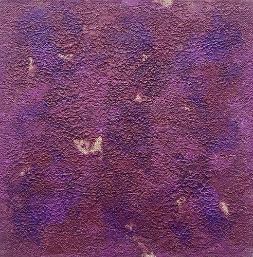 Flieder blüht violet 14 cobalt von Thomas Peter Kausel, Malerei kaufen auf Singulart