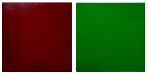 Abstrakte Malerei. Grün und Rot par Thomas Peter Kausel, Peinture en vente sur Singulart