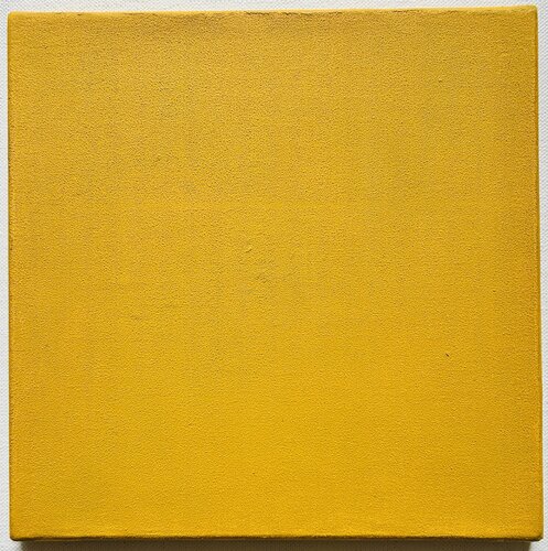 Leichtigkeit. Abstrakte Malerei. Gelb. by Thomas Peter Kausel, Painting for Sale on Singulart