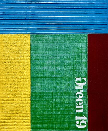 Modern Color Geometry. Stille.  poetisch.  reduziert. von Thomas Peter Kausel, Malerei kaufen auf Singulart