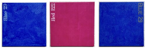 Ultramarinblau und Magenta. Abstrakte Malerei. by Thomas Peter Kausel, Painting for Sale on Singulart