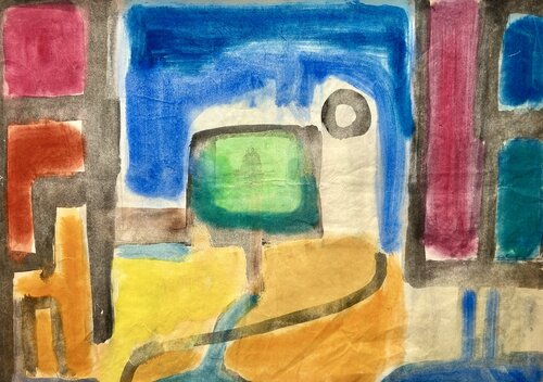 Abstrakte Malerei van Thomas Peter Kausel, Schilderij te koop op Singulart