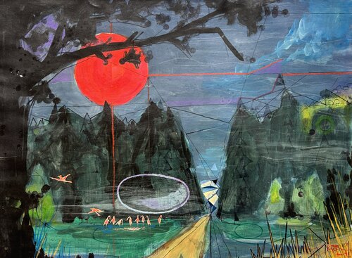 Abstrakte Malerei di Thomas Peter Kausel, Pittura in vendita su Singulart