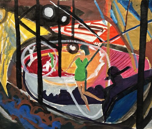 Abstrakte Malerei by Thomas Peter Kausel, 회화 for Sale on Singulart