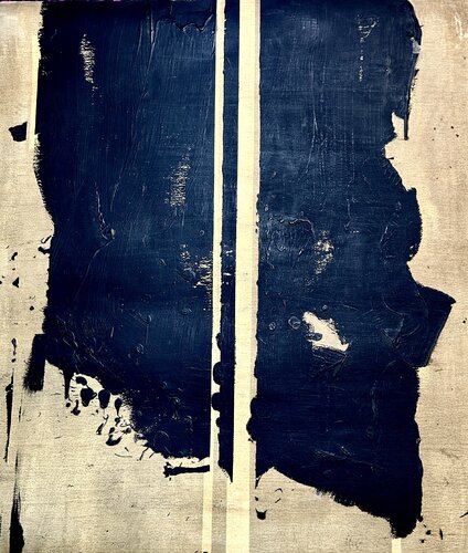 Abstrakte Malerei. Inspiration durch Motherwell van Thomas Peter Kausel, Schilderij te koop op Singulart