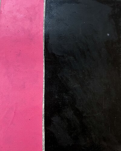 Color fields. Inspiration durch Barnett Newman van Thomas Peter Kausel, Schilderij te koop op Singulart