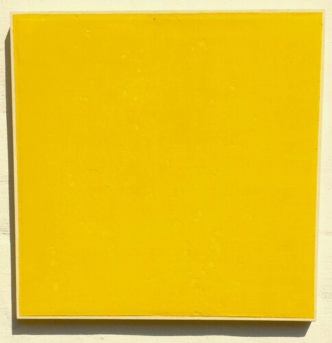 Monochrome Malerei in gelb di Thomas Peter Kausel, Pittura in vendita su Singulart