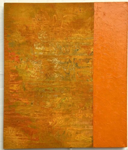 Peinture en champ coloré Minimalisme peinture abstraite di Thomas Peter Kausel, Pittura in vendita su Singulart