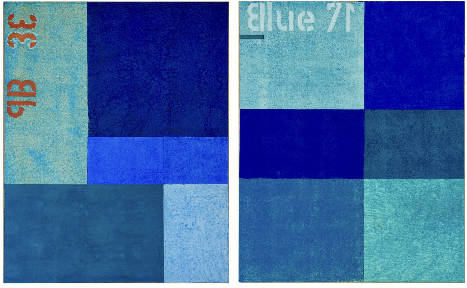 Color field painting Thomas Peter Kausel