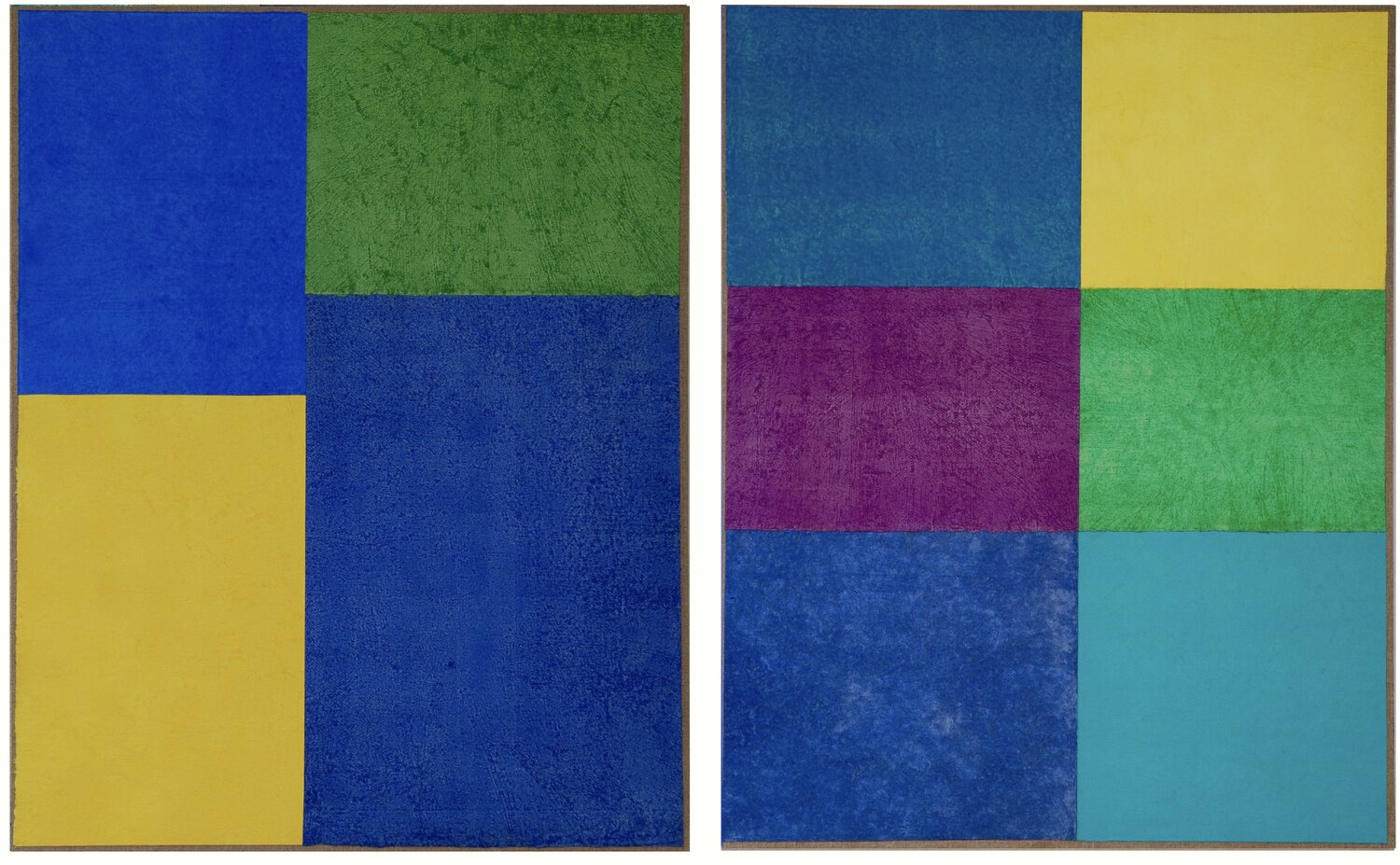 Color field painting Thomas Peter Kausel