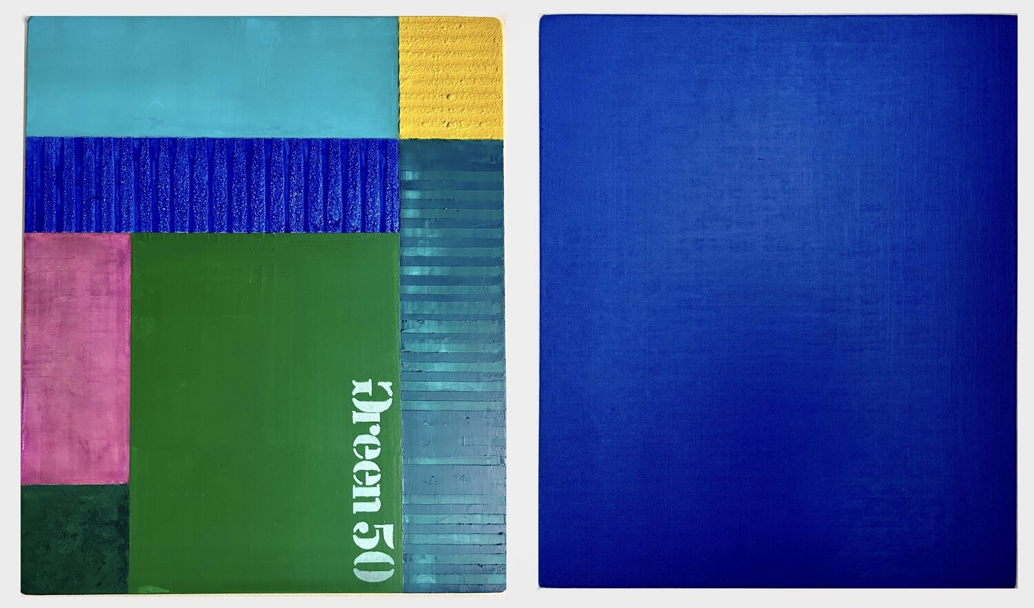 Color field painting Thomas Peter Kausel