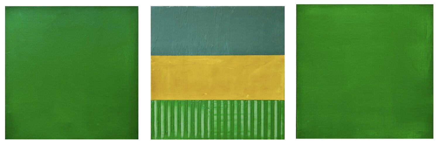 Grün - Farbe des Lebens Thomas Peter Kausel Original painting for sale