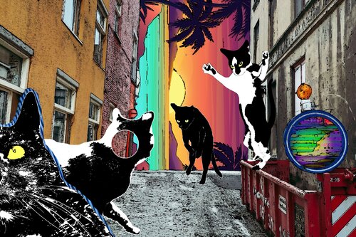 Alley van Pablo Kontos, Digitaal te koop op Singulart