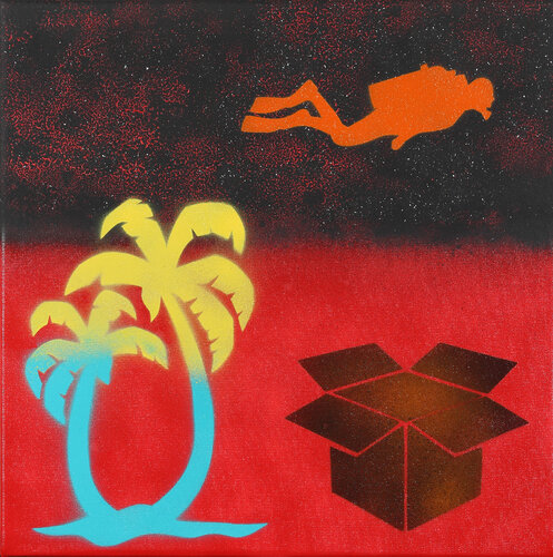 Mejor no despertar de Pablo Kontos, Pintura a la venta en Singulart