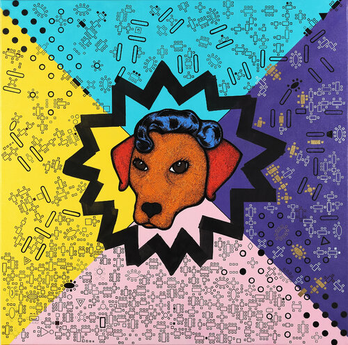 Popy despues del Brushing de Pablo Kontos, Pintura a la venta en Singulart