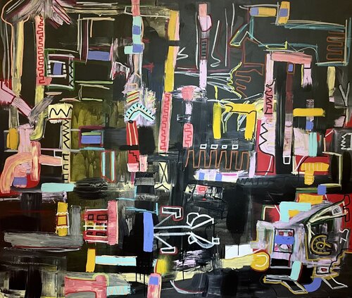 Boxing life di Pablo Kontos, Pittura in vendita su Singulart