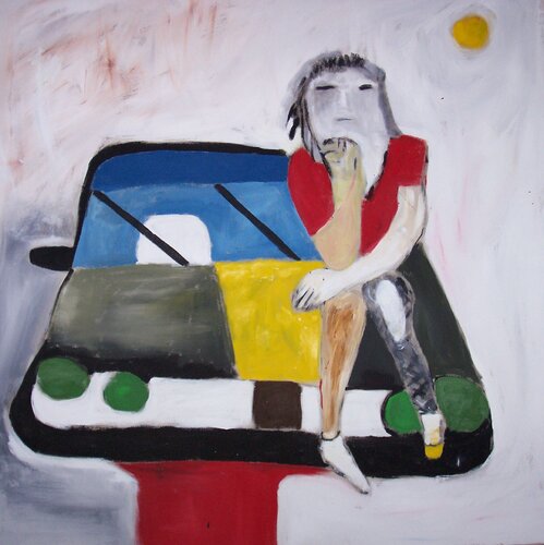 La espera van Pablo Kontos, Schilderij te koop op Singulart