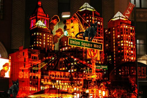 Union square van Pablo Kontos, Digitaal te koop op Singulart