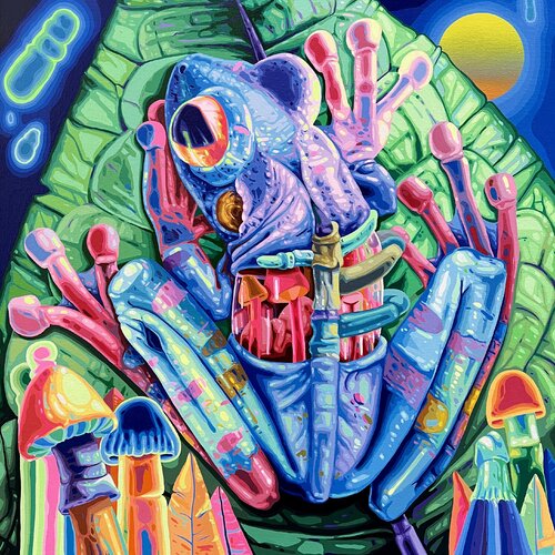 Frog Number 4 di Frank Arias, Pittura in vendita su Singulart