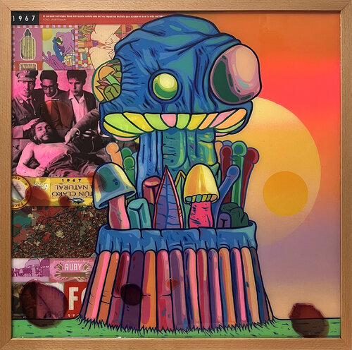 Que pague este que tiene más dinero di Frank Arias, Pittura in vendita su Singulart