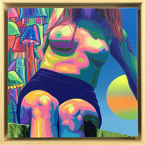 Planta 998-The Horny Artist di Frank Arias, Pittura in vendita su Singulart