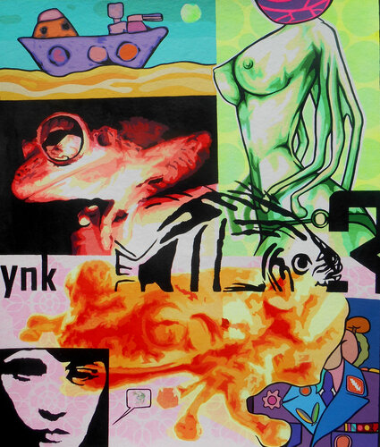 Rich people van Frank Arias, Schilderij te koop op Singulart