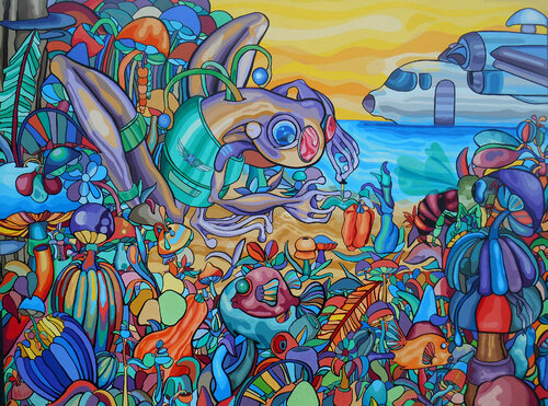 Costa Norte van Frank Arias, Schilderij te koop op Singulart