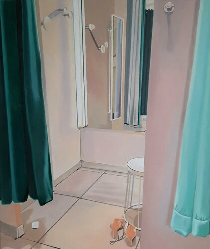 Colours of Shopping van Ulla Kutter, Schilderij te koop op Singulart
