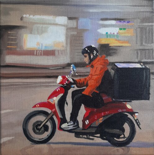 Deliveryman Ulla Kutter